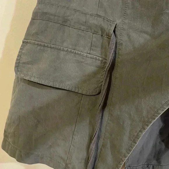 [M]Sanctuary Olive Green Casual Vest with Drawstring Closure-  100%Tencel - Picture 6 of 11